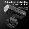 Priekšējais velosipēdu lampa 260lm + USB-C kabelis 4 Darbības režīmi