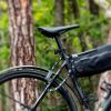 Velosipēdu aizdares bloķēšanas saliekamais aplis - melns