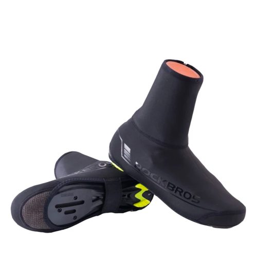 Ūdensnecaurlaidīgi velosipēdu apavi l / xl melni zābaki