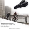 Gēla apvalks velosipēdu seglam ar putu atmiņas izmēru M - melns