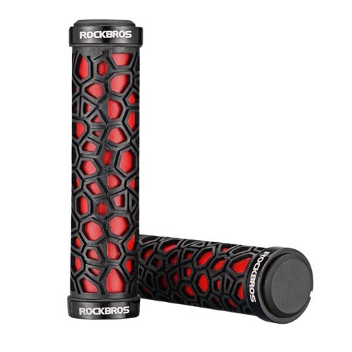Velosipēdu satvērienu satvēriens 22 mm melns un sarkans