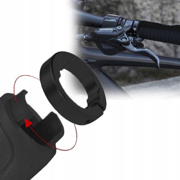 Gripa ergonomiskais velosipēdu satvērēju diametrs 22 mm melns