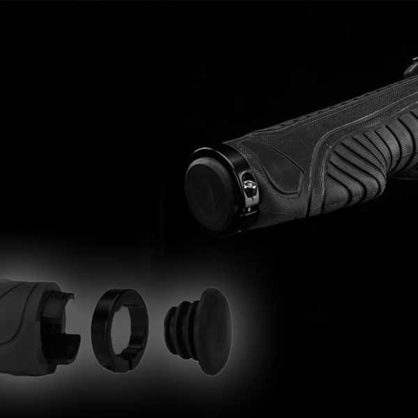 Gripa ergonomiskais velosipēdu satvērēju diametrs 22 mm melns
