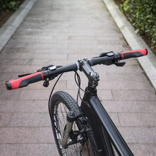 Gripa ergonomiskais velosipēdu satvērēju diametrs 22 mm sarkans