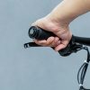 Velosipēdu satvērieni ērtam stūres ratam - melns