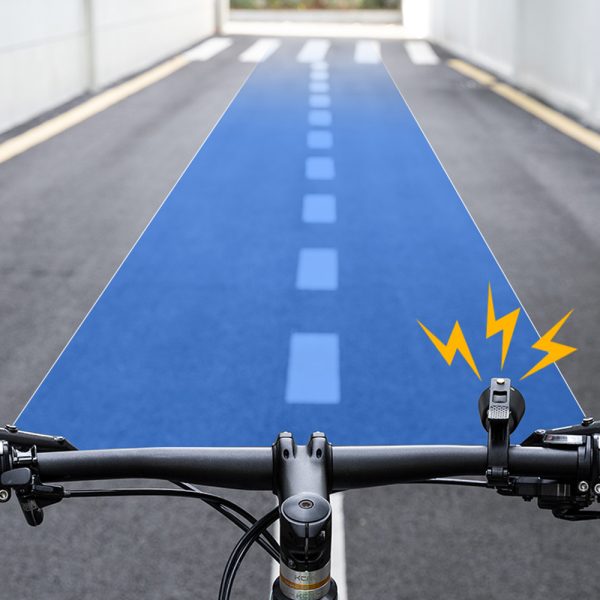 Mūsdienu virziena skaņas velosipēds Ringone - melns