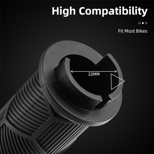 Satvērēji rokturi velosipēdu satvērieni TPR ar reflektoru - sarkans