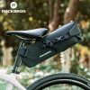 Velosipēdu soma seglam ar 3L daudzveidības pielāgošanu - melna