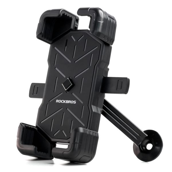 Tālruņa turētājs 4.5-7.2 par 360 rotācijas motociklu - melns