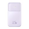 5W displejs + USB-A / USB-C kabelis purpursarkanā krāsā