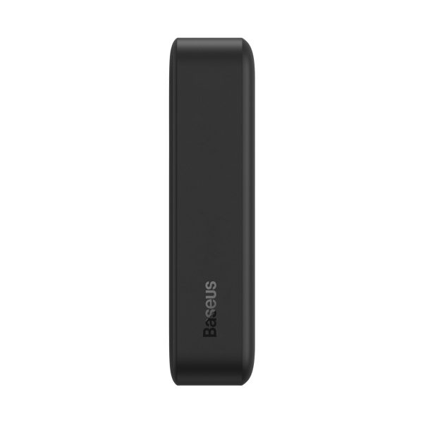 PowerBank Magnetic mini 20 000 mAh 20W + USB-C kabelis melns