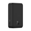 PowerBank Magnetic mini 20 000 mAh 20W + USB-C kabelis melns