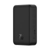 PowerBank Magnetic mini 20 000 mAh 20W + USB-C kabelis melns