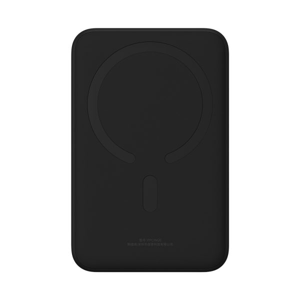 PowerBank Magnetic mini 20 000 mAh 20W + USB-C kabelis melns