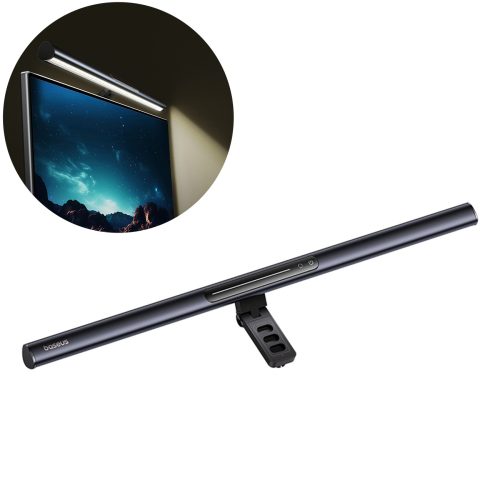 I -Wok lampa monitora asimetriskais magnētiskais ekrāns - melns