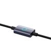 USB -C kabeļa kabelis - DisplayPort DP 8K PD 100W augstas izšķirtspējas sērija 1,5m - melns