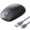 Bluetooth 5.0 USB 2.4GHz bezvadu datora pele - melna