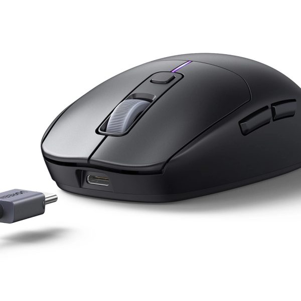 Bluetooth 5.0 USB 2.4GHz bezvadu datora pele - melna
