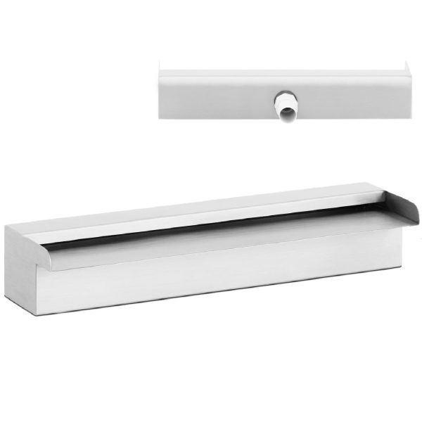 Ūdenskrituma snīpis Kaskada nerūsējošā tērauda ūdenskritums dīķa dārzam 45 cm Ūdenskrituma snīpis Kaskada nerūsējošā tērauda ūdenskritums dīķa dārzam 45 cm