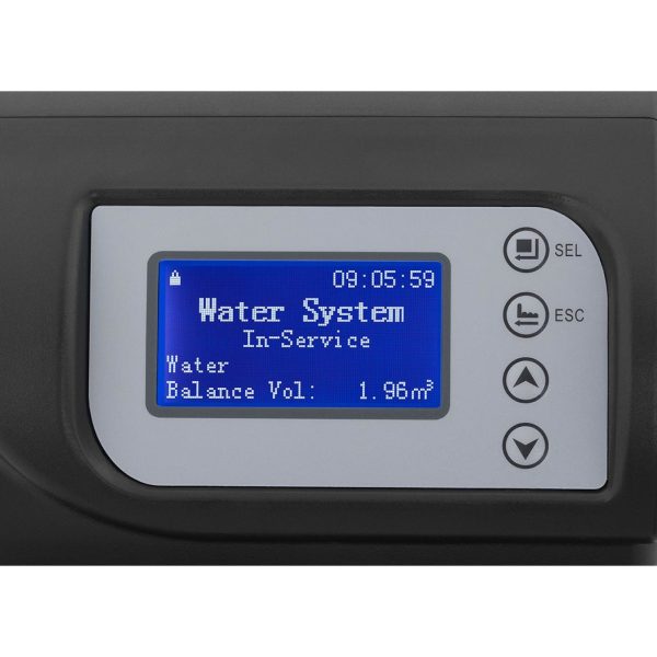 Ūdens dizainera mīkstinātājs ar automātisko vārstu 15 L 3,3 LCD