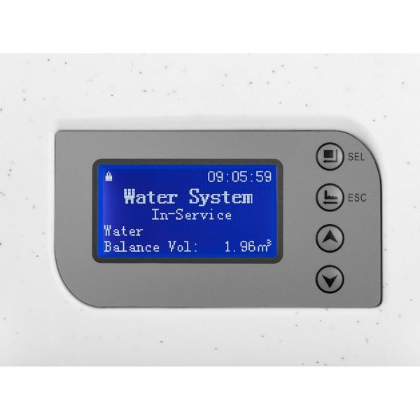Ūdens dizainera mīkstinātājs ar automātisko vārstu 30 L 3,3 LCD