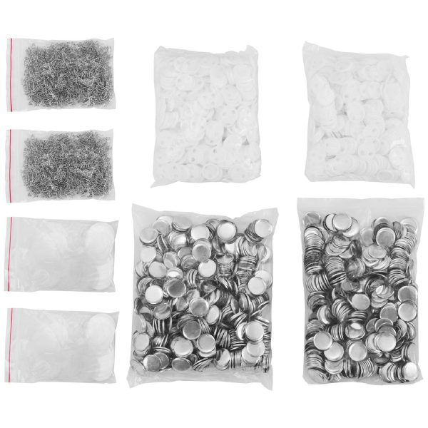 PADS Badziki pogas tapas drēbēm 1000 gab. 25 mm