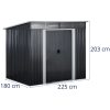 Metāla dārza instrumentu māja 225 x 180 x 203 cm