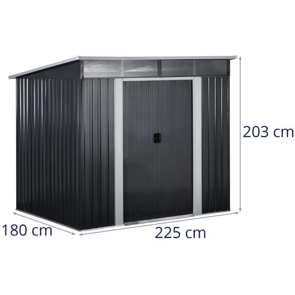 Metāla dārza instrumentu māja 225 x 180 x 203 cm