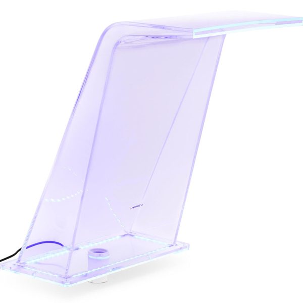 Ūdenskrituma snīpis ar LED apgaismojumu 45 cm ūdens plūsma 395 mm