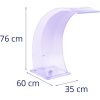 Ūdenskrituma snīpis ar LED apgaismojumu 35 cm ūdens aizplūšanai 303 mm