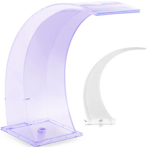 Ūdenskrituma snīpis ar LED apgaismojumu 35 cm ūdens aizplūšanai 303 mm