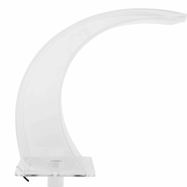 Ūdenskrituma snīpis ar LED apgaismojumu 33 cm ūdens aizplūšanai 303 mm