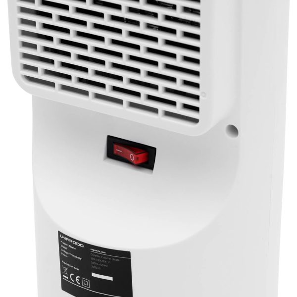 Kolonnas elektriskais radiators ar 1200/2000 pilotu