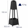 Kamīna dārza sirds lauka terase 30 x 30 x 100