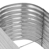 Grance atlaide dārza plass dārzeņiem ovālas augi tērauda 165 x 80 x 80 cm