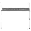 Terrace balkona nojume, ar roku rakstīts, manuāli 350 x 120 cm - pelēks