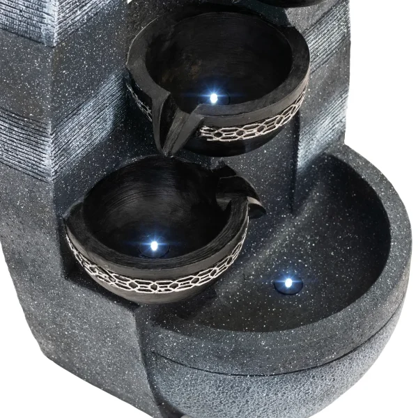 Fcontant Garden Cakad ar LED apgaismojumu 5 MIS 12 W