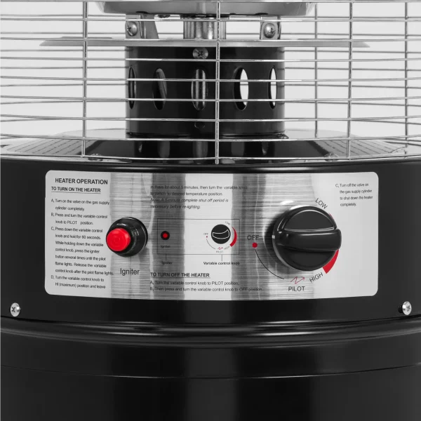 10250771-3 Apkures lampas radiatora gāzes terases gāze 11 kW 1370 mm