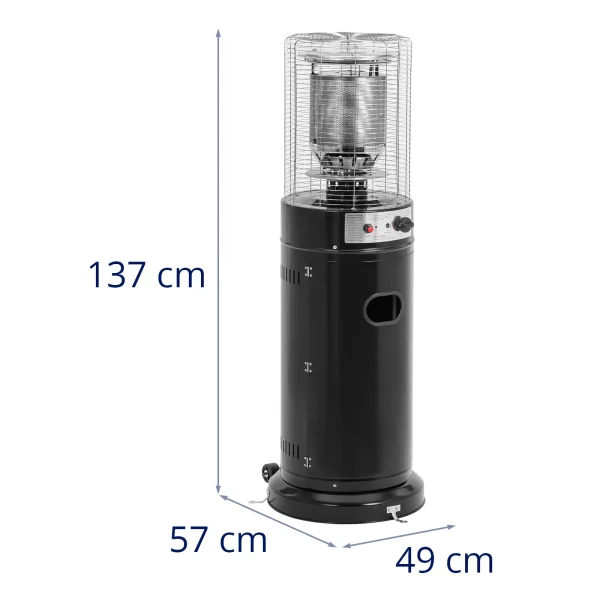 10250771-7 Apkures lampas radiatora gāzes terases gāze 11 kW 1370 mm