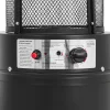Apkures lampas gāzes terase siltuma radiators 11 kW 1845 mm - melns
