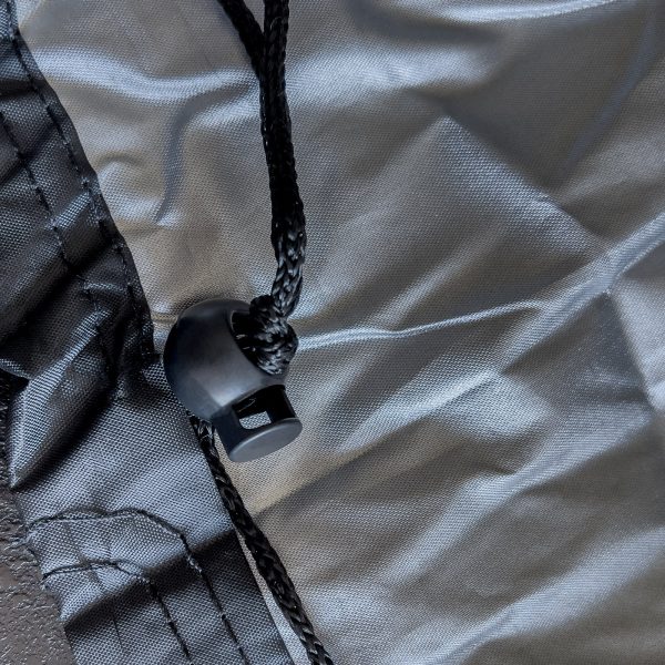 Ūdensnecaurlaidīgs barpaulīna vāka grila vāks velosipēdu motorollers L melns