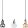 Mūsdienu griestu lampa 3 punkti E27 - stikla zvani