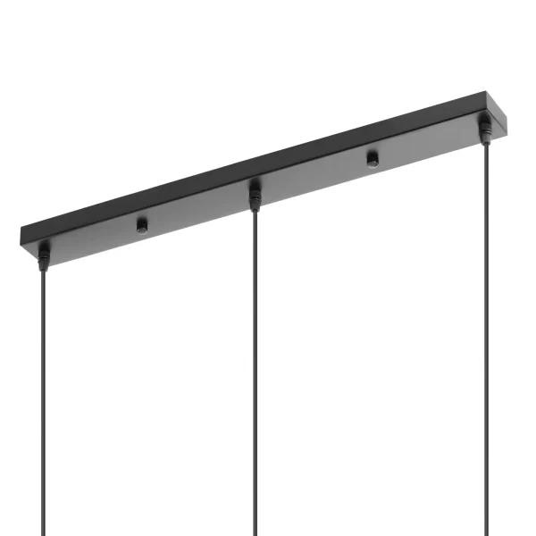 Mūsdienu griestu lampa 3 punkti E27 - stikla bumbiņas