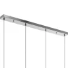 Mūsdienu griestu lampa 4 punkti E27 - stikla nokrāsas
