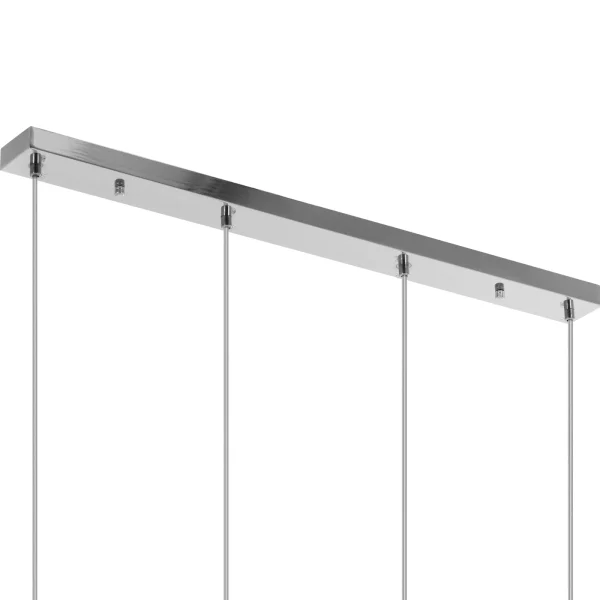 Mūsdienu griestu lampa 4 punkti E27 - stikla nokrāsas