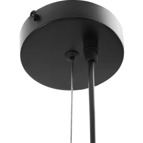Piekārtu lampa moderna 1 punkta kupola forma - melns un zelts