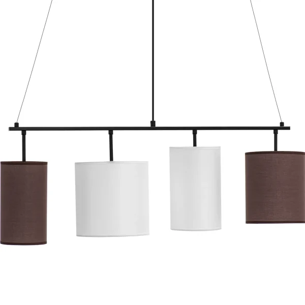 Mūsdienu griestu lampa 4 Punkts E14 - balts un balts