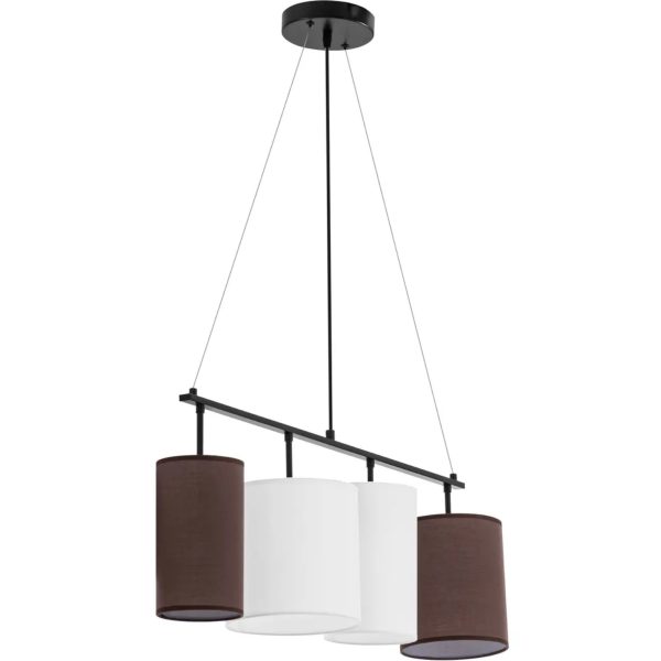 Mūsdienu griestu lampa 4 Punkts E14 - balts un balts