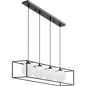 Mūsdienu griestu lampa 4 punkti G9 - stikla bumbiņas rāmī