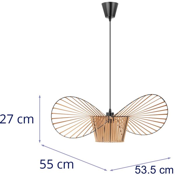 Piekārtā griestu lampa Boho 1 punkts E27 - cepure